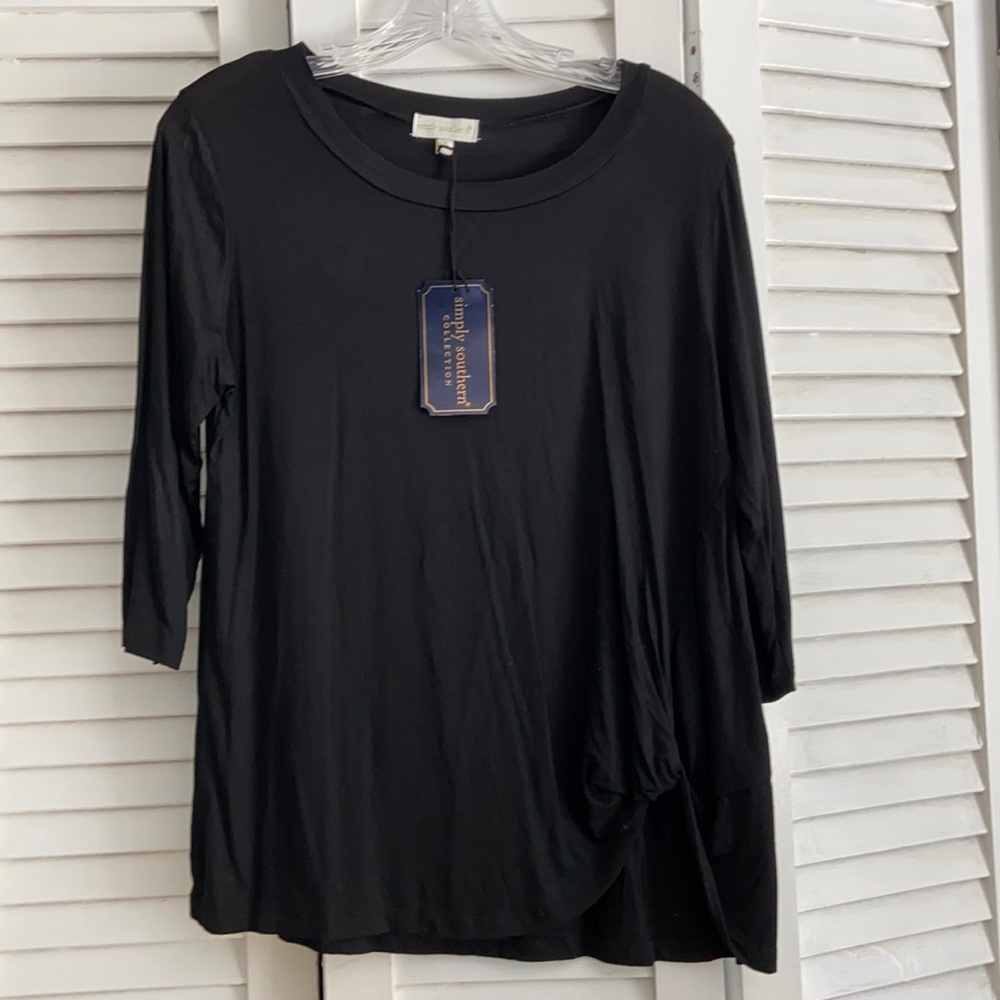Simply southern black tee